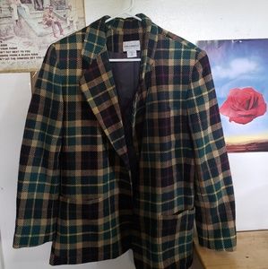 Plaid blazer